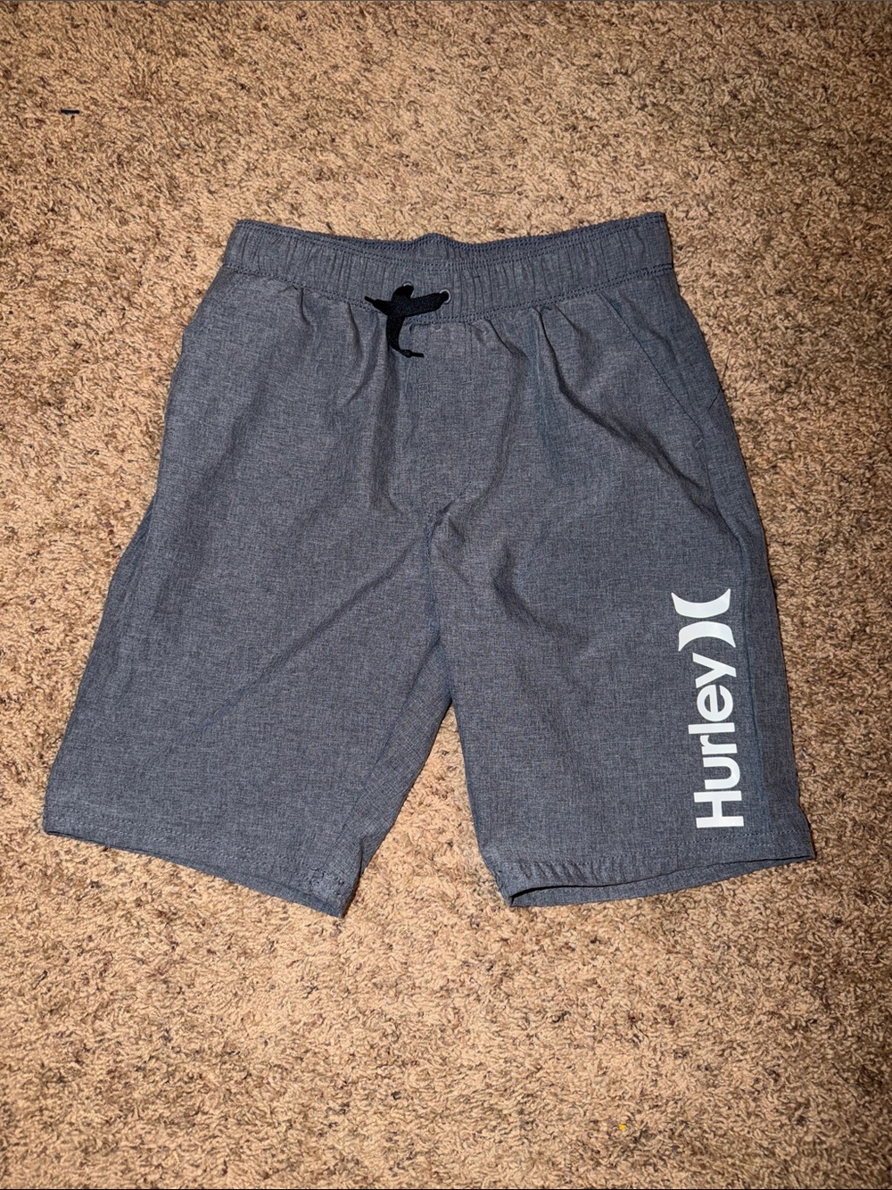 Hurley Boys Gray Shorts Size 10/12 Like New